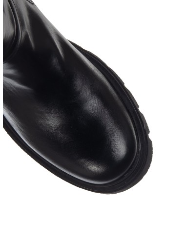 Botas Chunky com Tira Cruzada e Etiqueta com Logótipo Rr Rinascimento