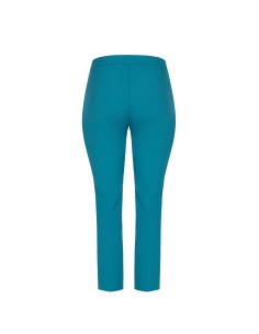 Calças Curvy de Corte Direito em Scuba Crepe com elástico na parte de trás Rinascimento Curvy 2