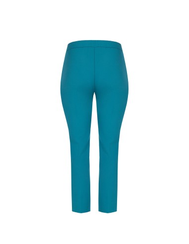 Calças Curvy Retas em Scuba Crepe com Elástico atrás Rinascimento Curvy