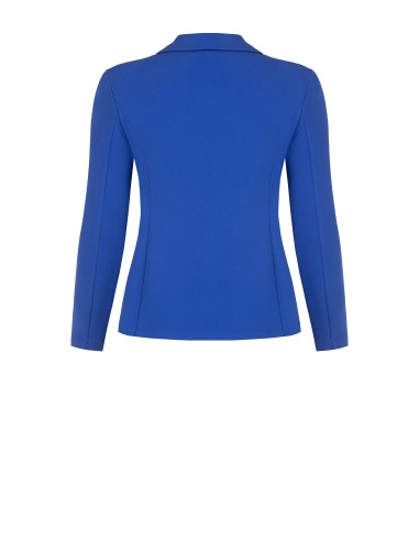 Blazer Curvy Cintado Em Scuba Crepe Com Botões A Condizer Rinascimento Curvy
