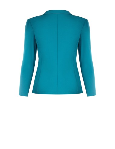Blazer Curvy Cintado em Scuba Crepe com Botão Combinado Rinascimento Curvy