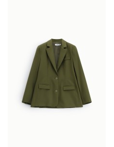 Blazer com lapela clássica e bolsos com aba Please 2
