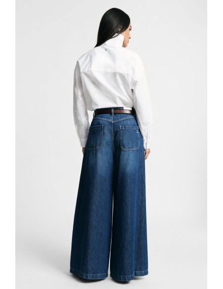 Jeans a Sino Extra Large com Cinco Bolsos Please