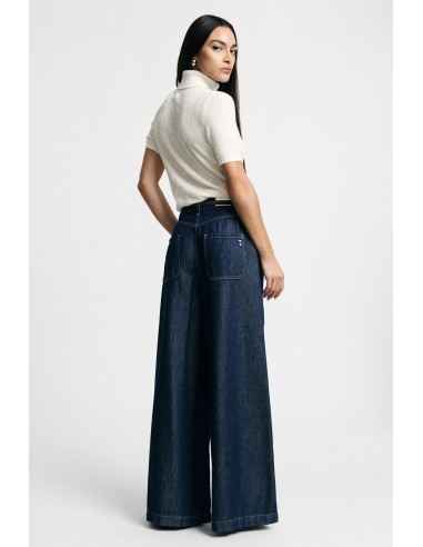 Jeans de Perna Larga com Cinco Bolsos Please