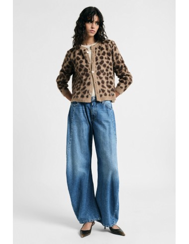 Jeans de Perna Larga com Pences Frontais Please