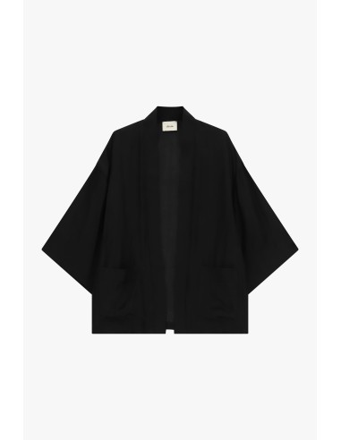 Blazer Kimono de corte amplo com bolsos frontais Dixie