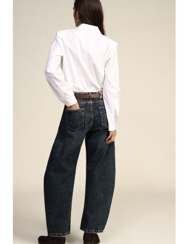 Jeans de corte balloon e perna larga Dixie