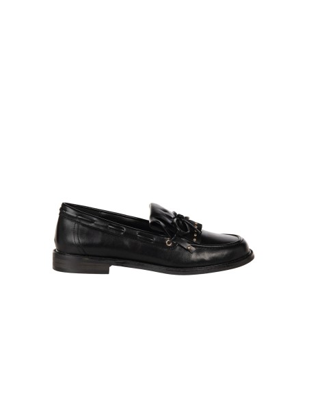 Mocassins em pele sintética com pequenas tachas decorativas Rinascimento