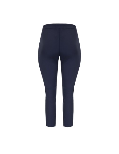Calças Curvy Cigarrete em Scuba Crepe com Elástico na Parte de Trás Rinascimento Curvy