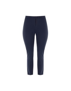 Calças Curvy Cigarrete em Scuba Crepe com Elástico atrás Rinascimento Curvy