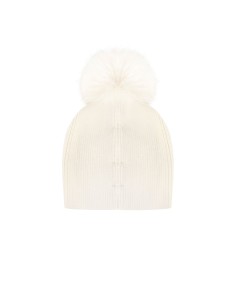 Gorro em Mistura de Viscose e Angorá com Decoração em Lurex e Pompom em Pele Sintética Rinascimento 2