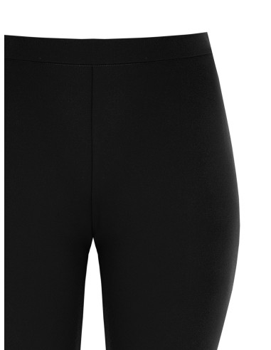 Calças Curvy Retas em Scuba Crepe com Elástico nas Costas Rinascimento Curvy