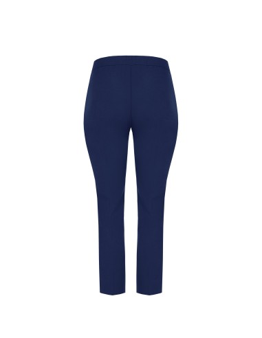 Calças Curvy Retas em Scuba Crepe com Elástico na Parte de Trás Rinascimento Curvy