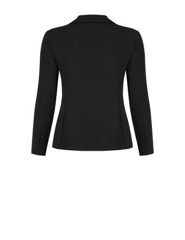 Blazer Curvy Entalhado em Scuba Crepe com Botões Coordenados Rinascimento Curvy