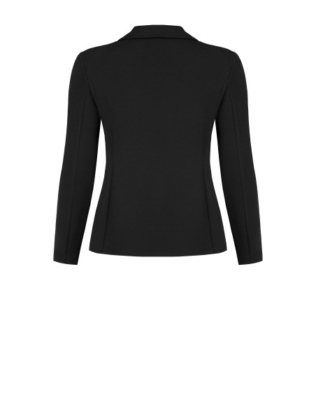 Blazer Curvy Entalhado em Scuba Crepe com Botões Coordenados Rinascimento Curvy