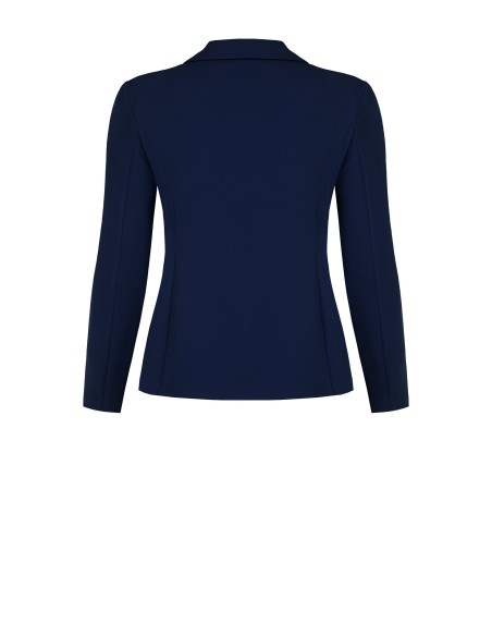 Blazer Curvy Cinturado em Scuba Crepe com Botões Coordenados Rinascimento Curvy