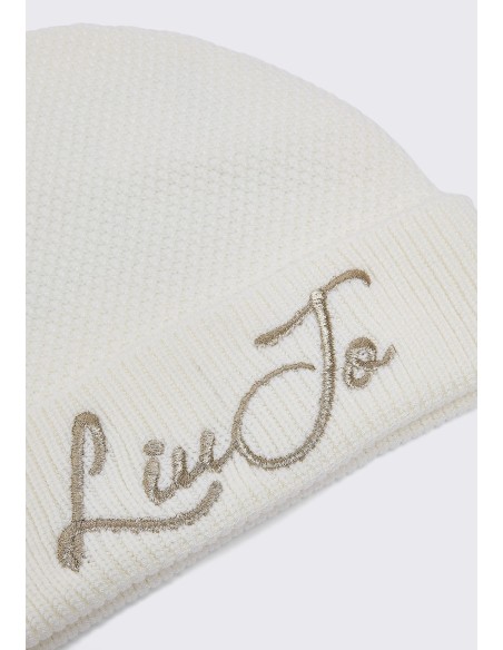 Gorro De Malha Com Logo Liu Jo