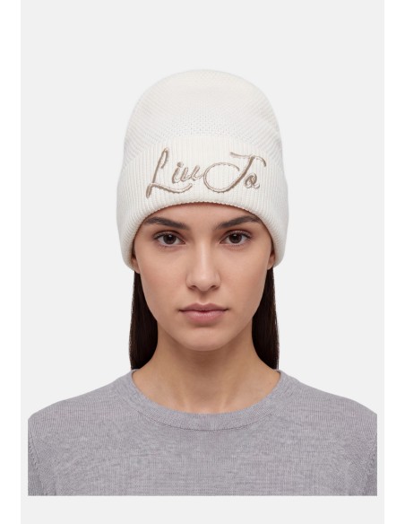 Gorro em malha com logótipo Liu Jo