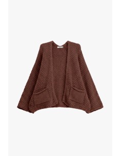 Cardigan Oversize Com Bolsos Frontais Please 2