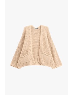 Cardigan Oversize Com Bolsos Frontais Please