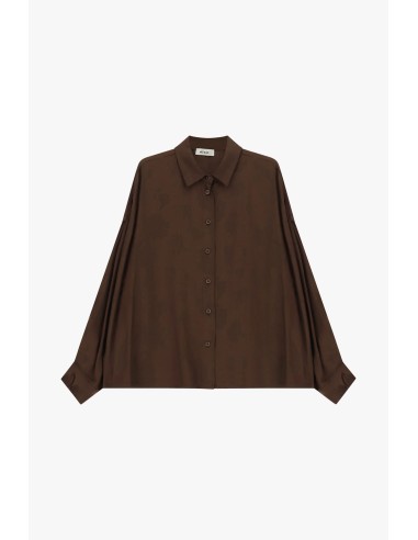 Camisa Ampla Com Mangas Compridas E Botões Dixie