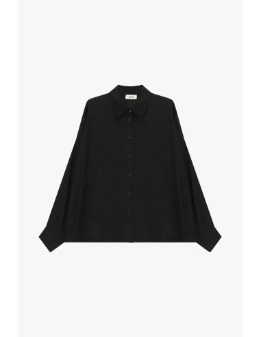 Camisa Ampla Com Mangas Compridas E Botões Dixie