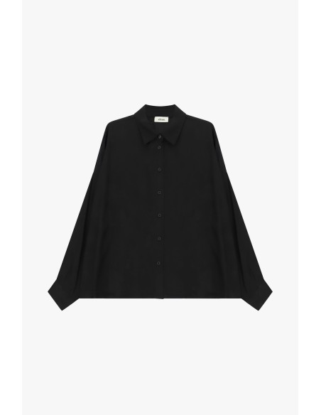 Camisa Ampla Com Mangas Compridas E Botões Dixie