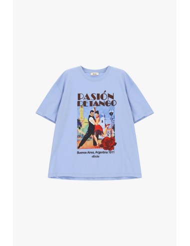 T-shirt mangas curtas com estampa gráfica Tango Dixie