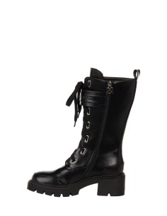 Botas Chunky em Pele Sintética com Atacadores à Frente Rinascimento 2