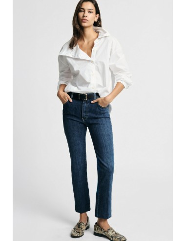 Jeans de perna reta com cinco bolsos Please