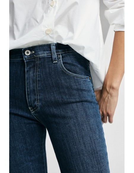 Jeans de corte reto com cinco bolsos Please