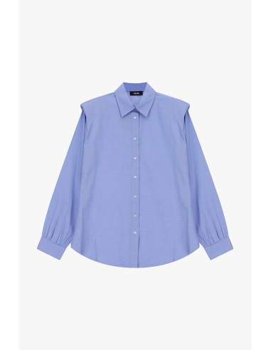 Camisa clássica com ombros estruturados e punhos Dixie