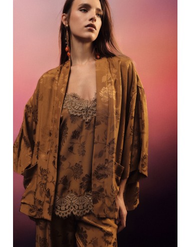 Blazer Kimono Corte Amplo com Bolsos Frontais Dixie
