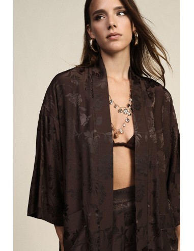 Blazer kimono corte amplo com bolsos frontais Dixie