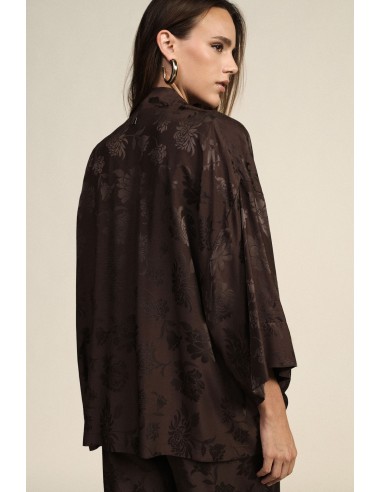Blazer Kimono Corte Amplo com Bolsos Frontais Dixie