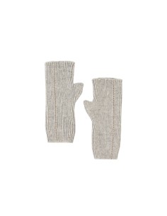 Manguitos em mistura de viscose e angorá com decoração em lurex Rinascimento