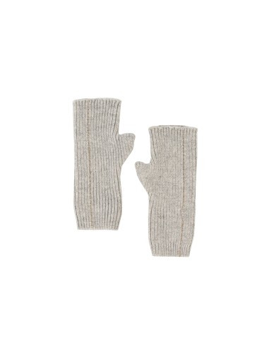Manguitos em mistura de viscose e angorá com decoração em lurex Rinascimento