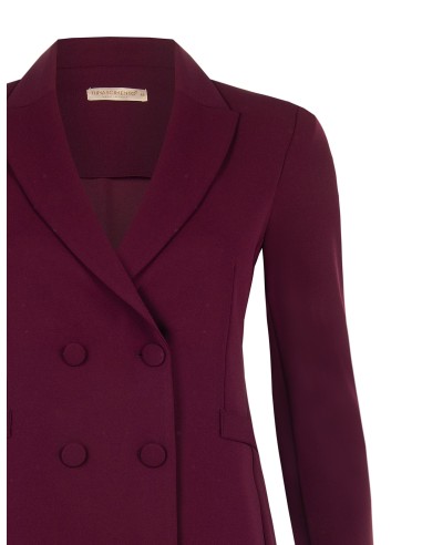 Blazer Curvy Cinturado em Scuba Crepe com Botões Coordenados Rinascimento Curvy