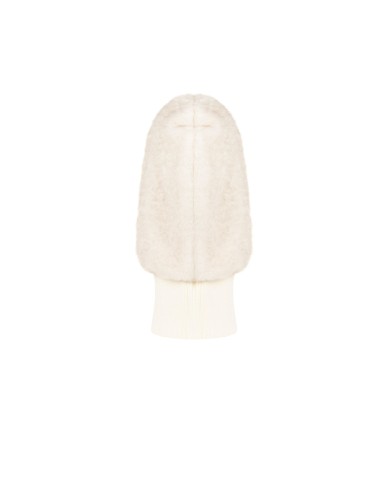 Balaclava em pelo sintético e gola canelada Rinascimento