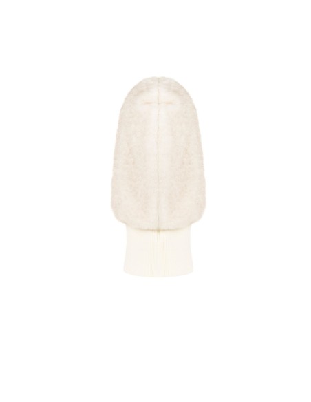 Balaclava em pelo sintético e gola canelada Rinascimento