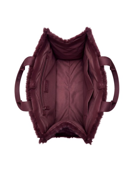 Saco tote grande em tecido teddy Liu Jo