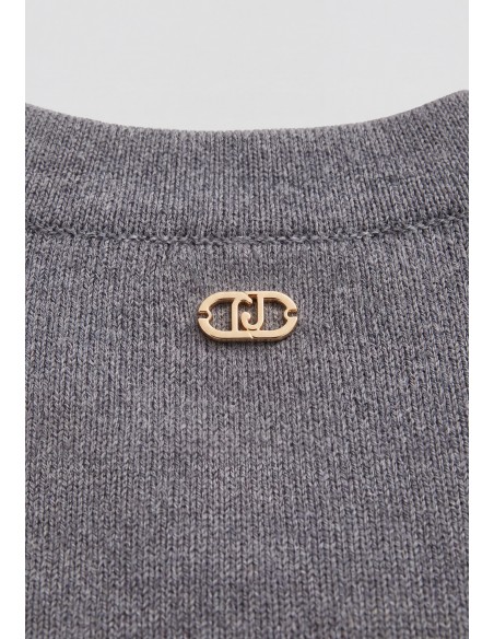 Camisola com contas tipo joia Liu Jo