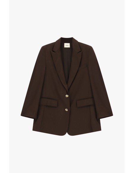 Blazer de dois botões com bolsos de aba Dixie