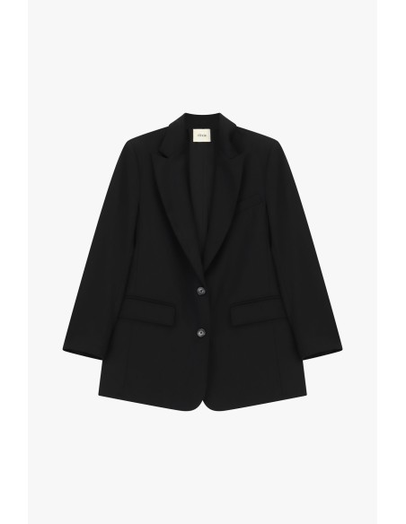 Blazer de dois botões com bolsos de aba Dixie