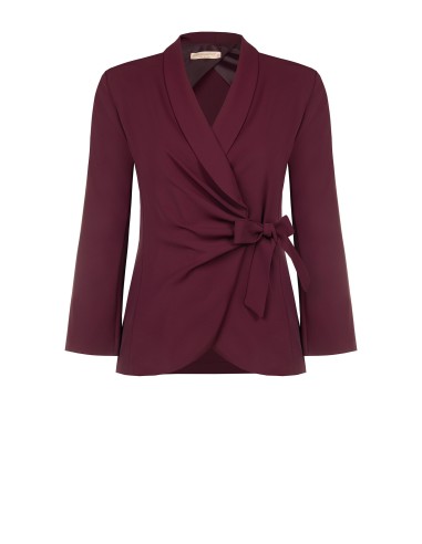 Blazer curvy trespassado em tecido Cadi Rinascimento Curvy