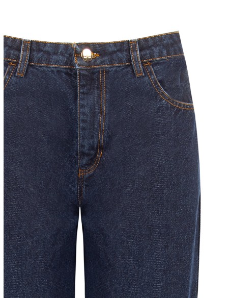 Jeans Straight Lavagem Zero Rinascimento