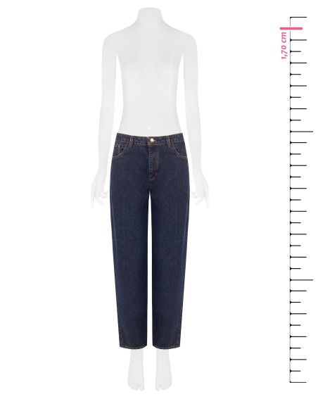 Jeans Straight Lavagem Zero Rinascimento
