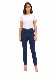 Jeans Straight Elásticos Rinascimento