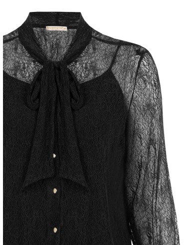 Conjunto Curvy de Top e Camisa de Renda com Laço Rinascimento Curvy