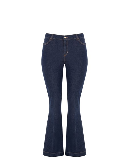 Jeans Curvy Flare Elásticos Rinascimento Curvy
